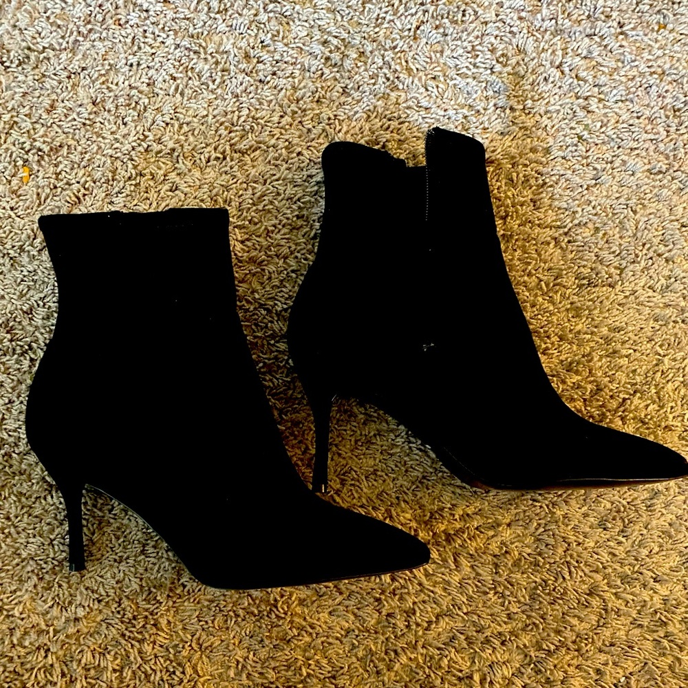 suede booties